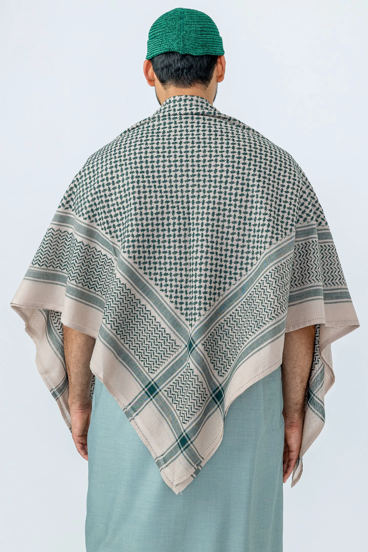 Summer Green Half Sleeve Thobe