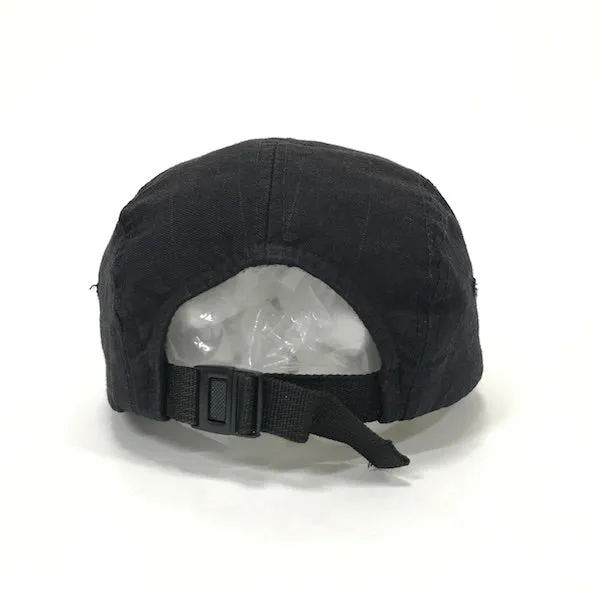 Supreme Vintage Ripstop 6 Panel Box Logo Camp Cap Navy