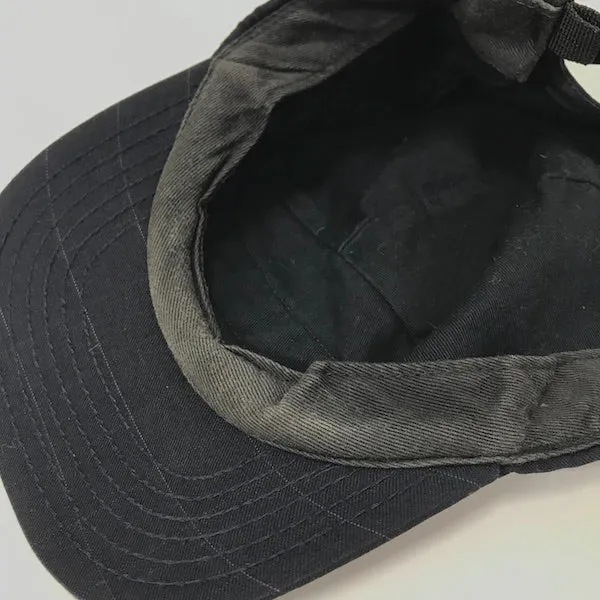 Supreme Vintage Ripstop 6 Panel Box Logo Camp Cap Navy