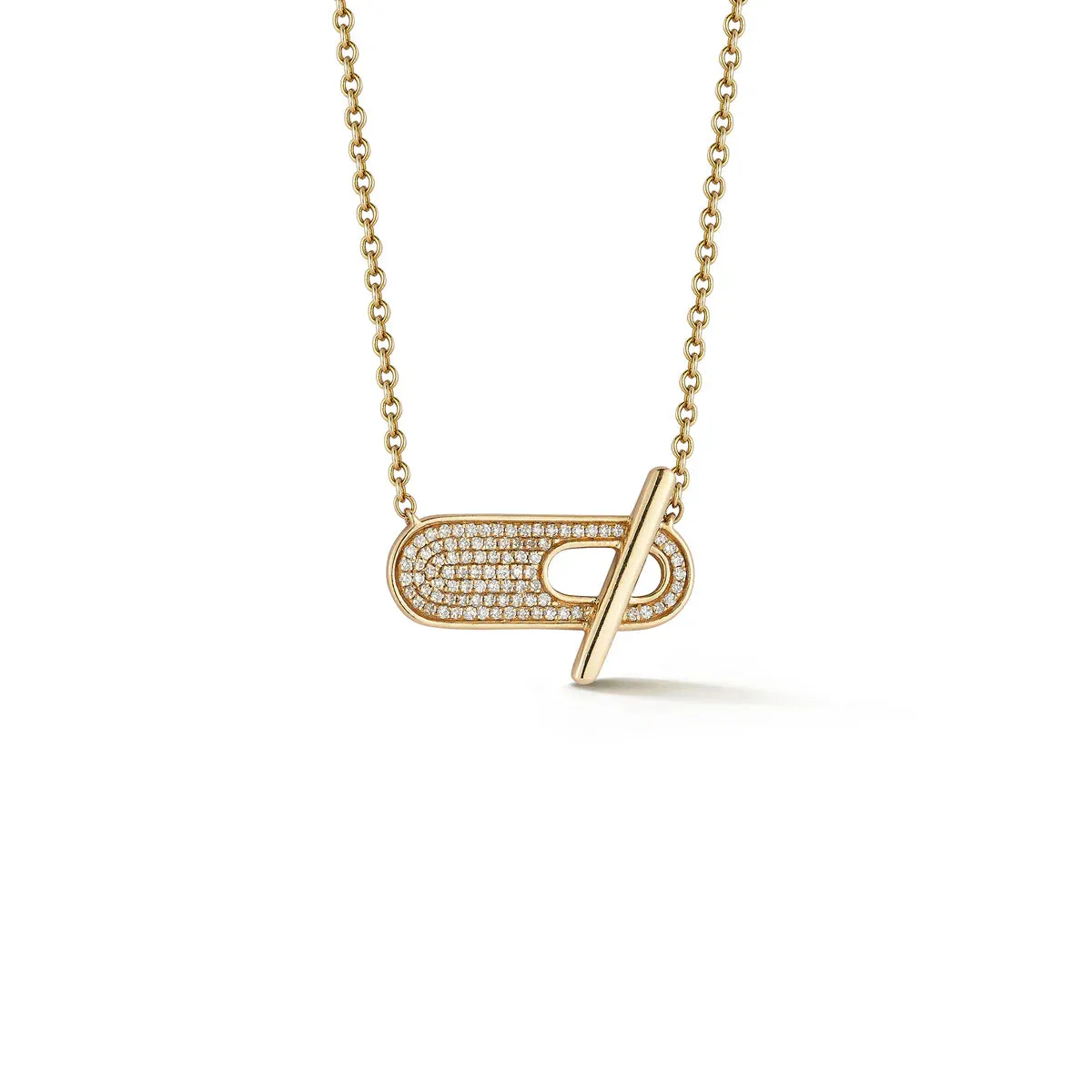 Sylvie Rose Pavé Toggle Necklace