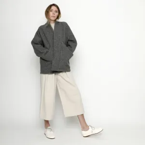 Szeki Wool Sumo Jacket Gray & Oatmeal