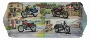 TEA TRAY Classic Motorcycle Bike Serving Coffee Sandwich Art Classic Legends New
