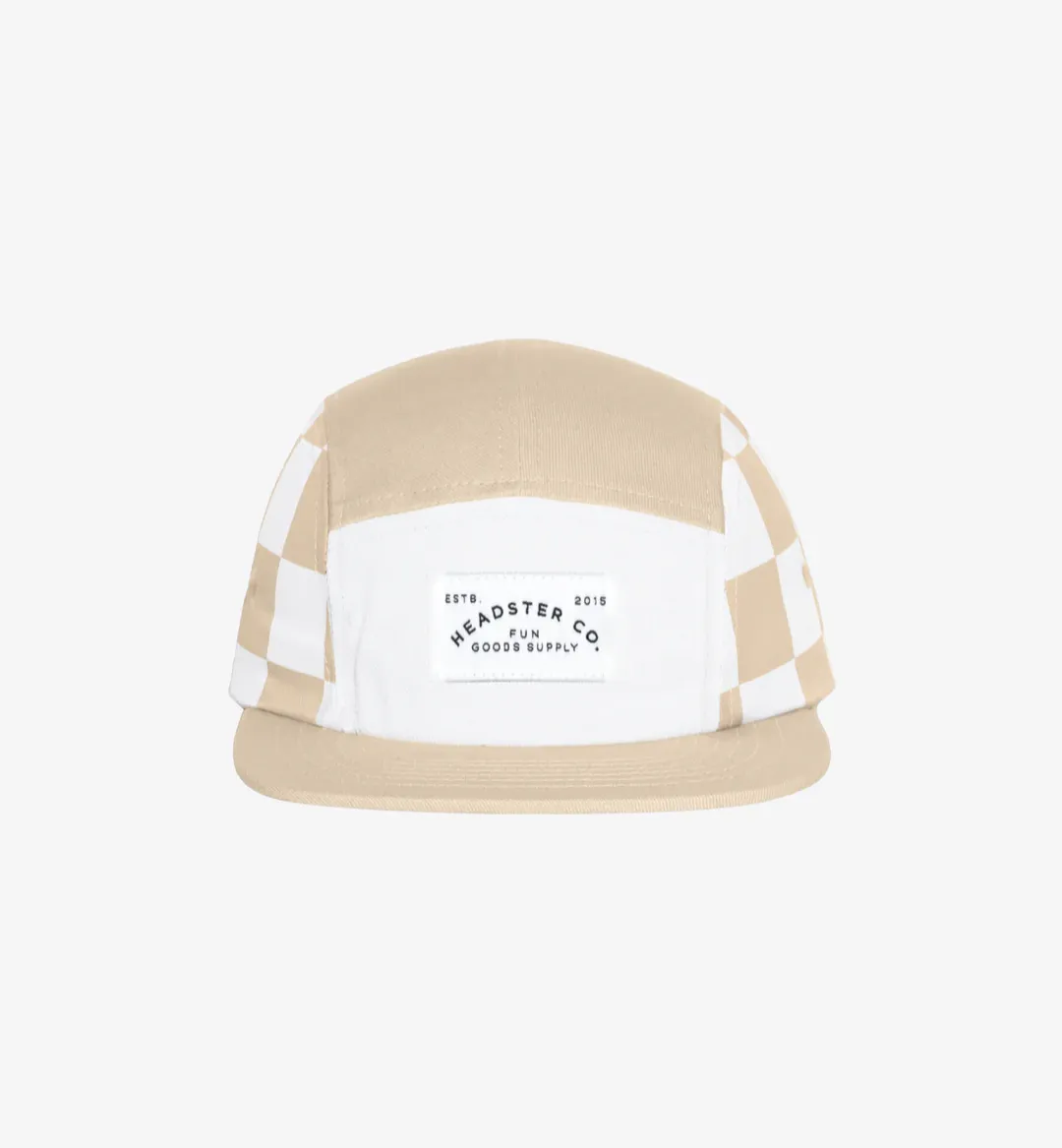 The Check Yourself Five Panel Hat - Seashore - KIDS