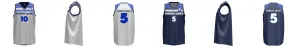 Timberwolves Core V Reversible Basketball Singlet Design Your Own Custom