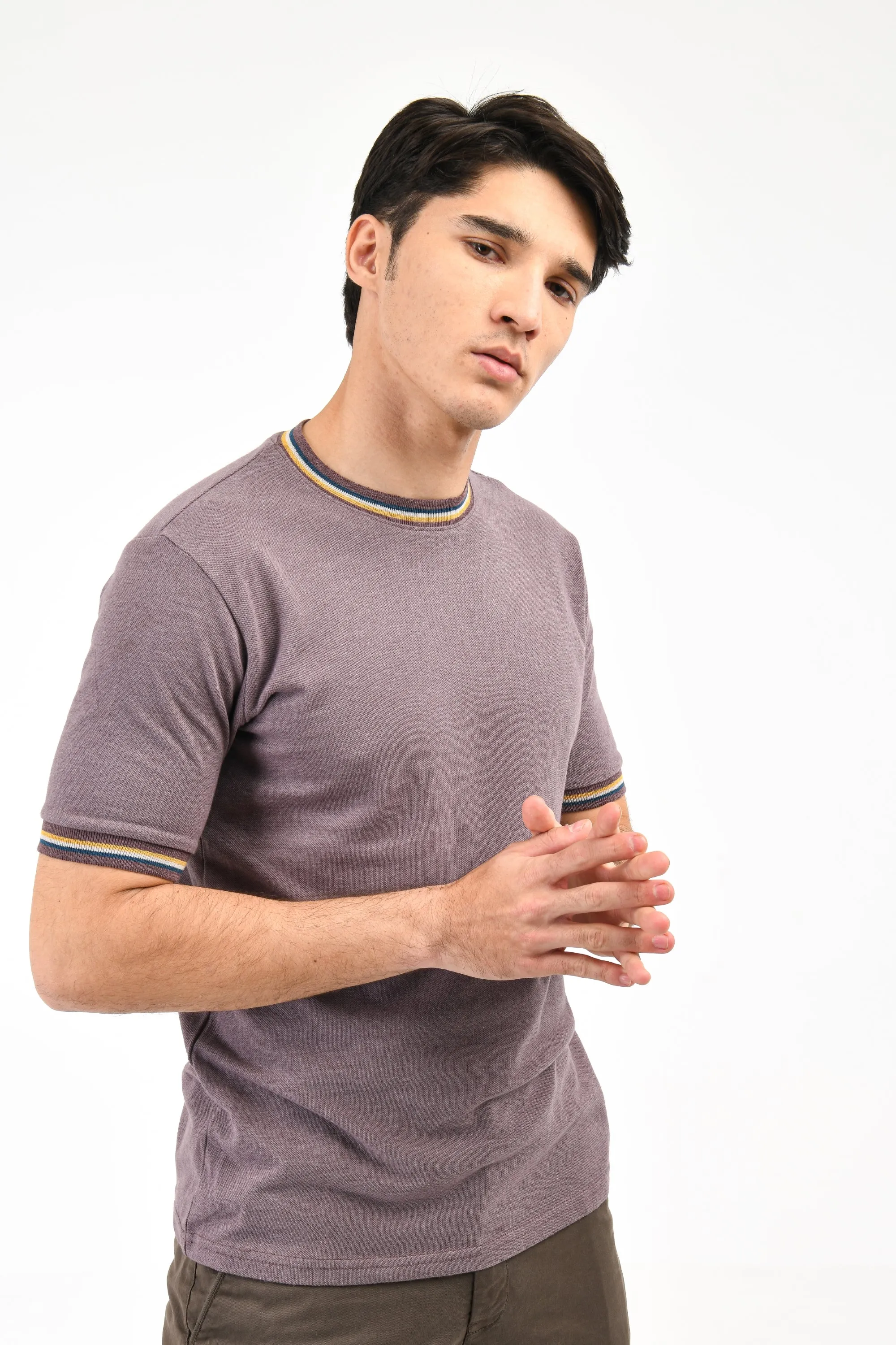 Tipping Collar T-Shirt