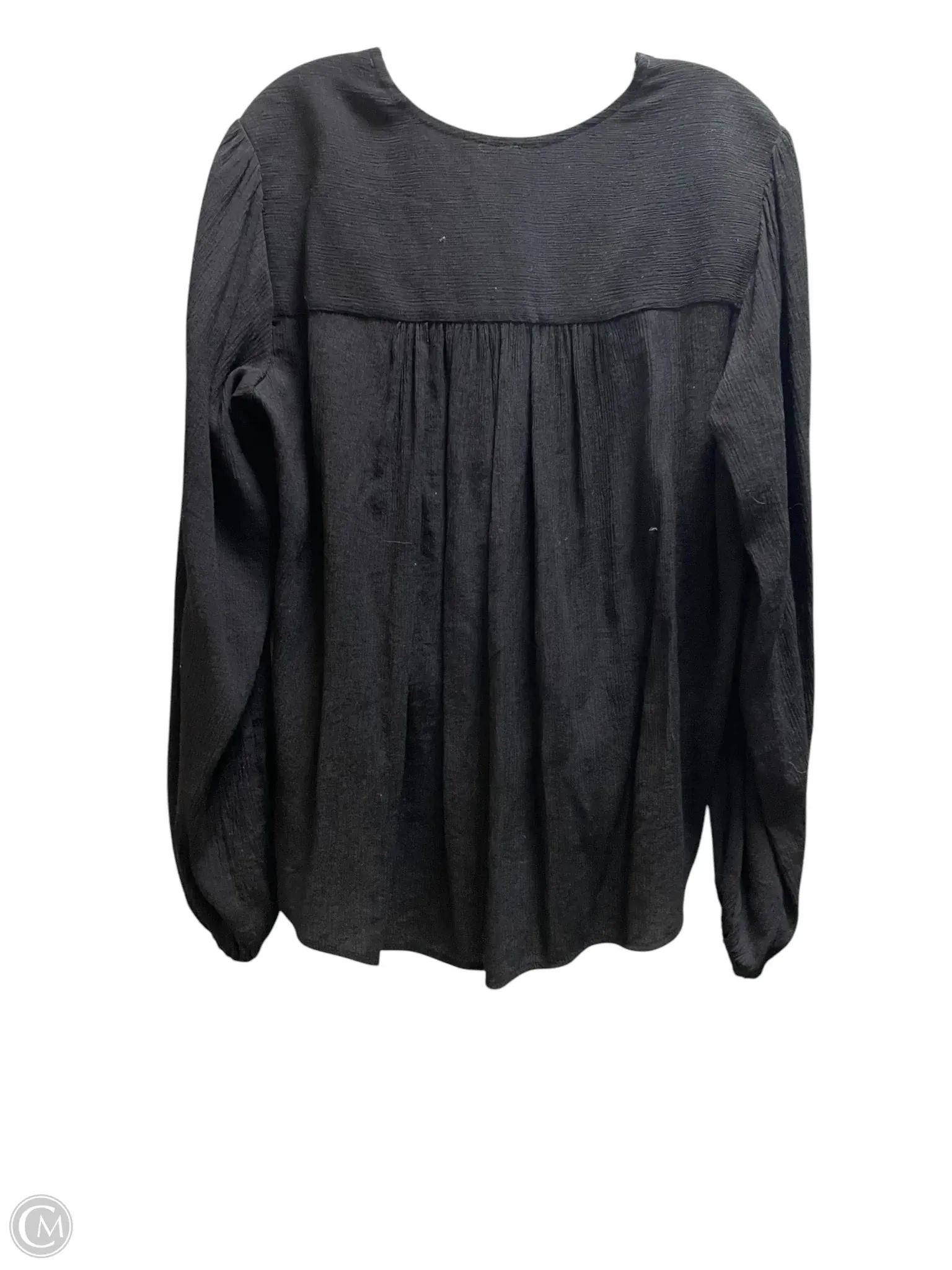 Top Long Sleeve By Free People In Black, Size: S