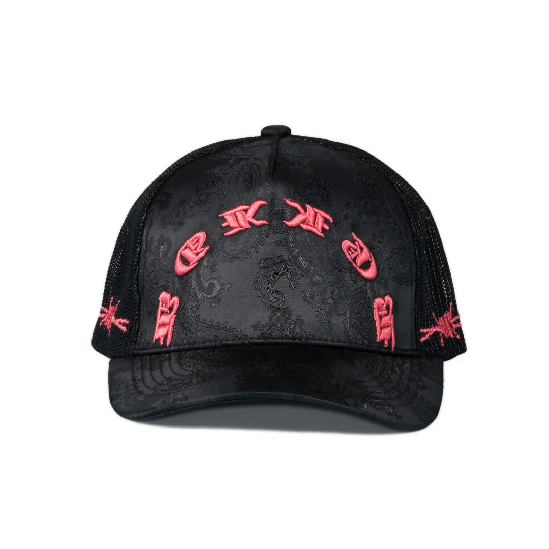 Trucker Hat Panther Red - RadioActive Murder She Wrote - Unisex