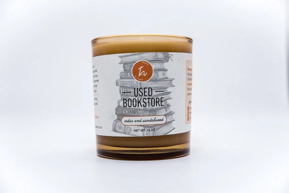 Used Bookstore Candle