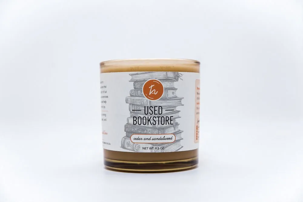 Used Bookstore Candle