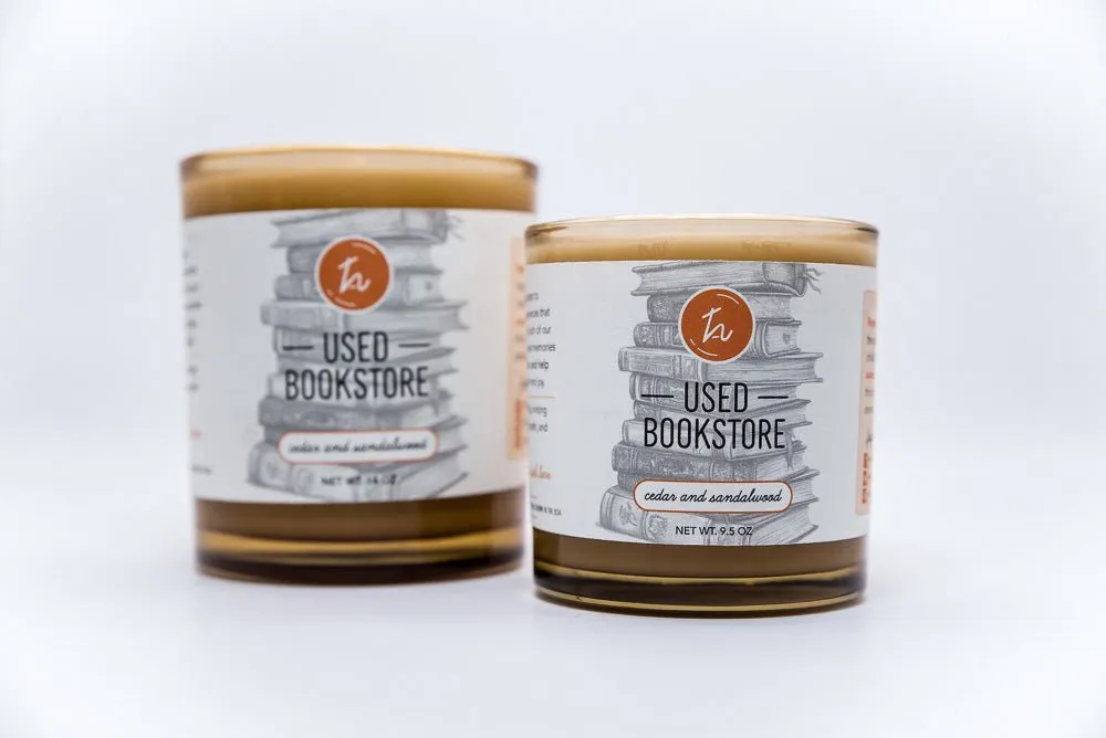 Used Bookstore Candle
