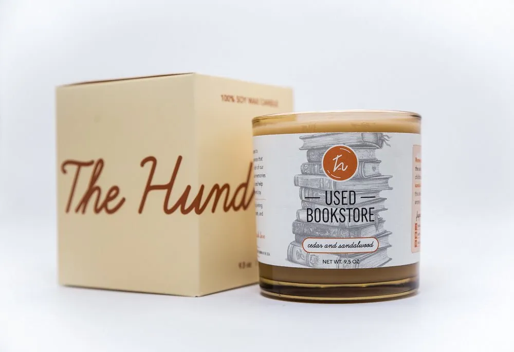 Used Bookstore Candle