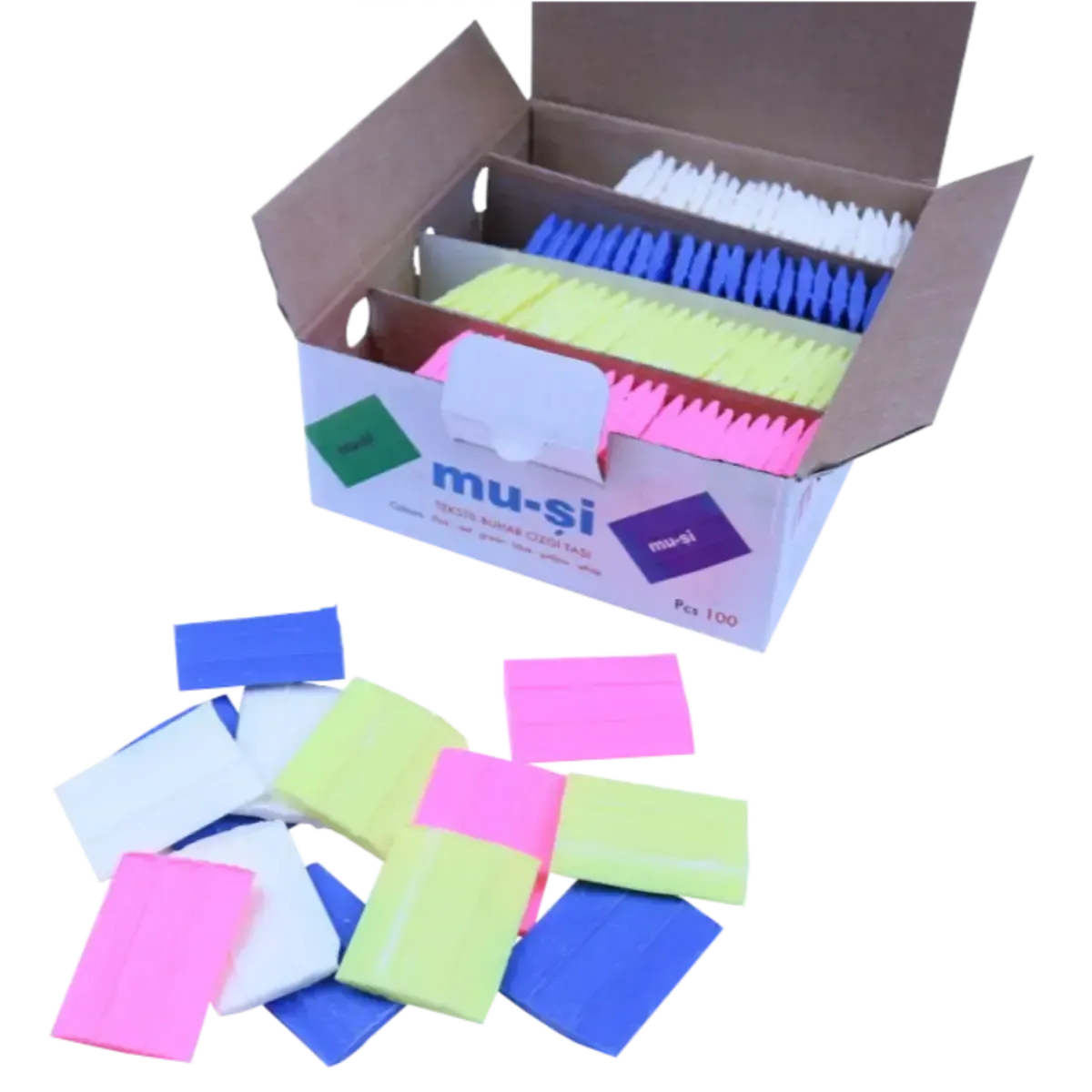 Vaporising Garment Marking Wax Box of 100 By Mu-si
