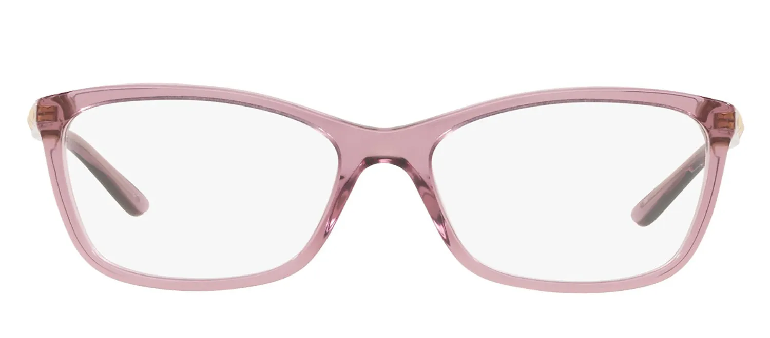 Versace DAILY HERITAGE VE 3186 5279 Butterfly Plastic Purple Eyeglasses with Logo Stamped Demo Lenses