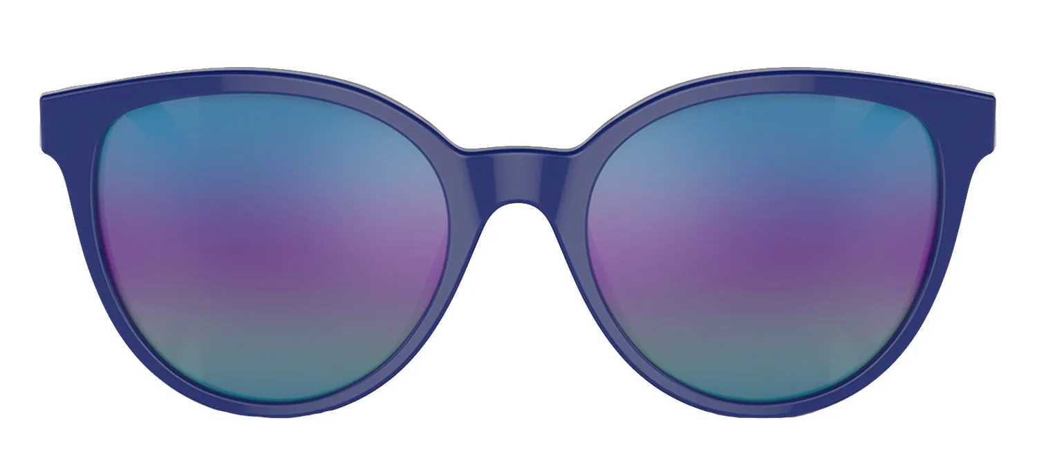 Versace KIDS VK 4427U 5294P1 Round Plastic Blue Sunglasses with Multicolor Mirror Lens