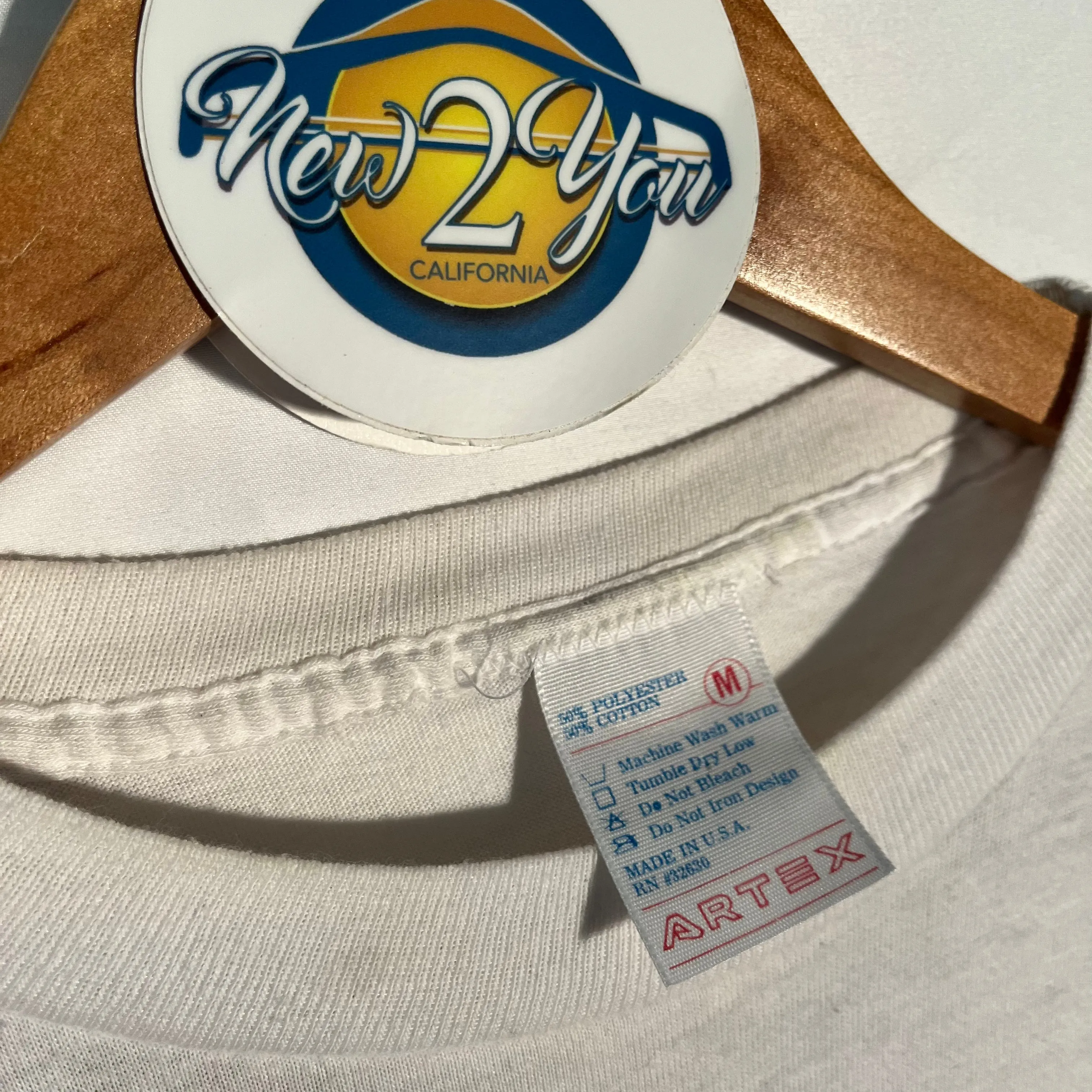 Vintage 1990 Taz 'Fathers Day' Artex Graphic Tee - White
