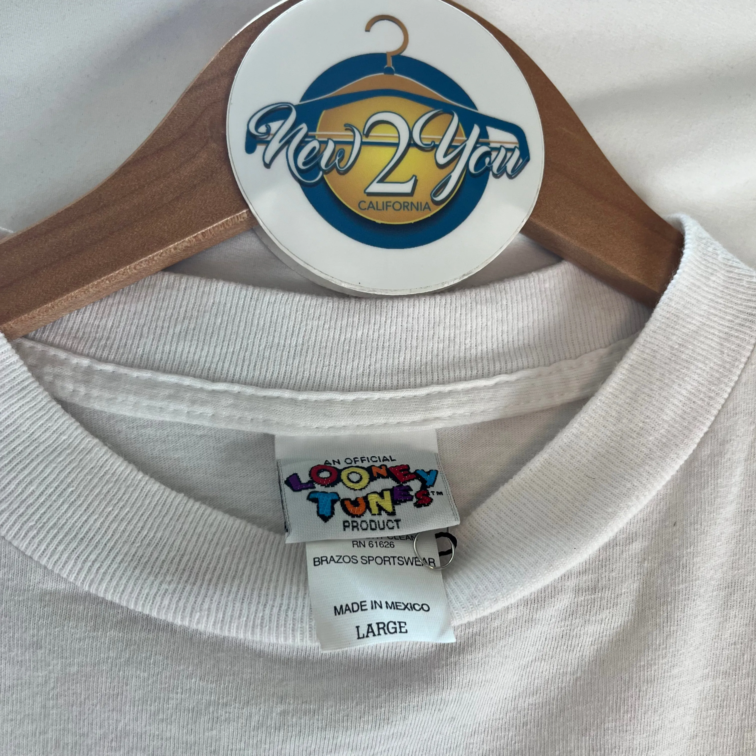Vintage 1996 Single Stitch Looney Tunes Christmas Tee