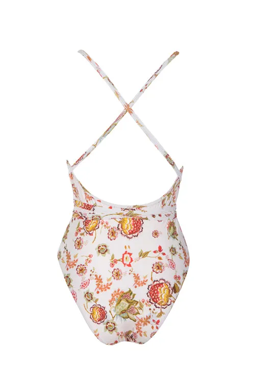 Vintage Floral Crème - Estella