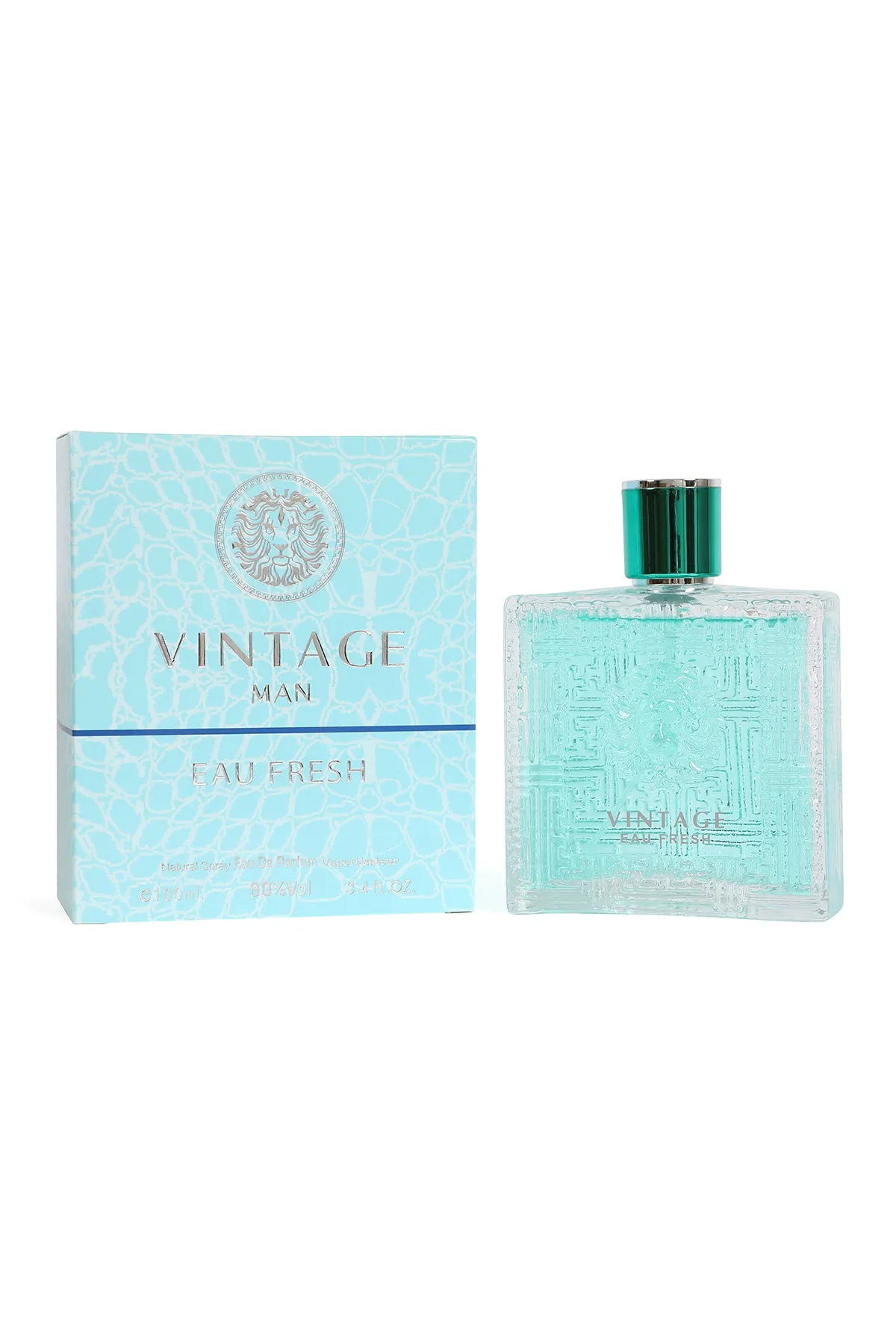 VINTAGE MAN EAU FRESH SPRAY COLOGNE EAU DE PARFUM FOR MEN - 100ML/3.4 FL.OZ.