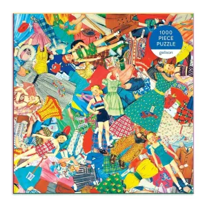 Vintage Paper Dolls  1000 Piece Jigsaw Puzzle in Square Box