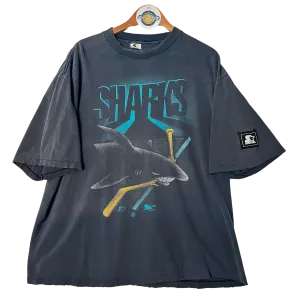 Vintage Single Stitch San Jose Sharks Hockey Tee