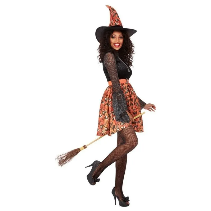 Vintage Witch Costume, Orange