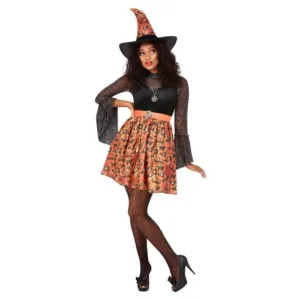 Vintage Witch Costume, Orange