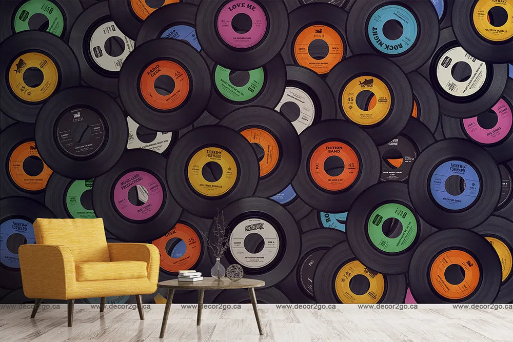 Vinyl Music Wallpaper Mural