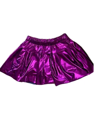Vinyl Skort- Purple..