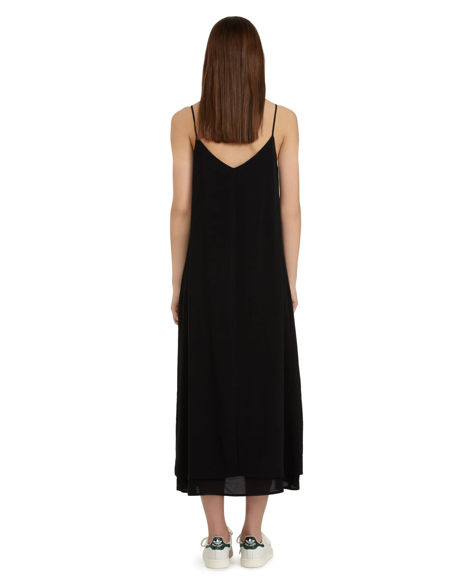 Voz | Double Layer Cami Dress | Black