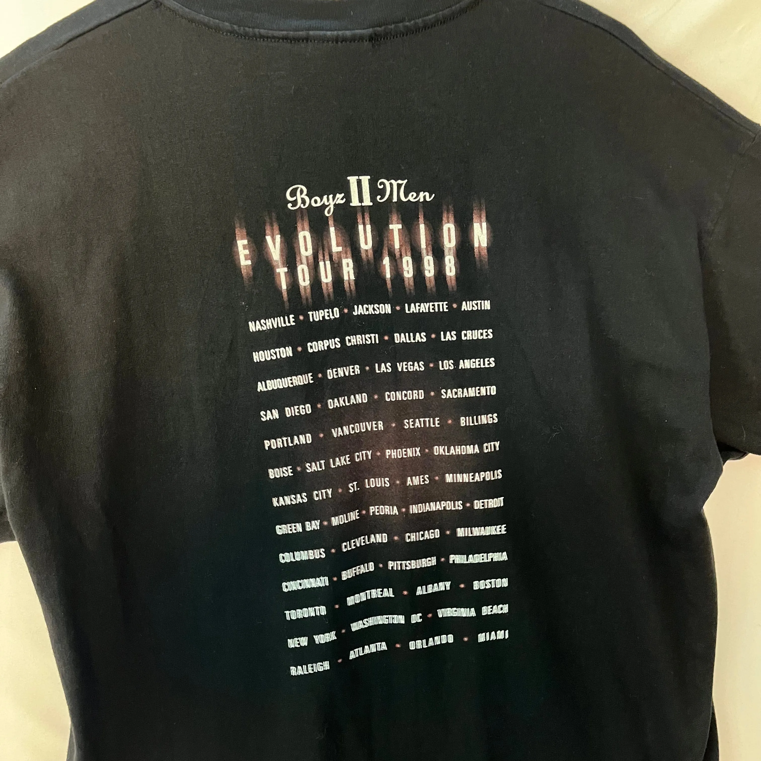 VTG Boyz II Men '98 Evolution Tour Tee - Stedman By Hanes