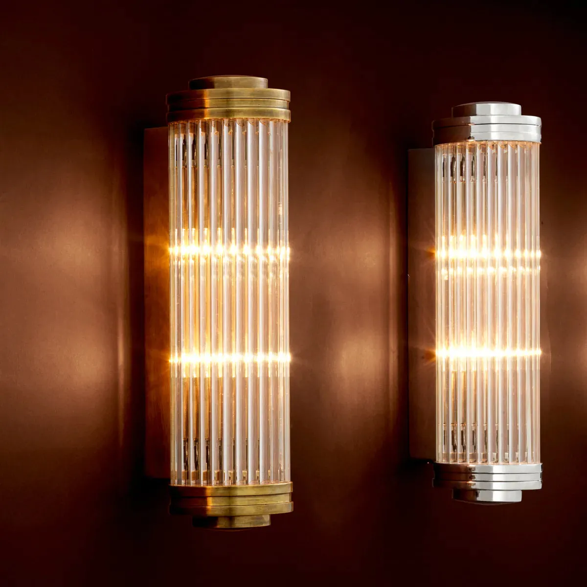 Wall Lamp Gascogne L - Vintage Brass Finish