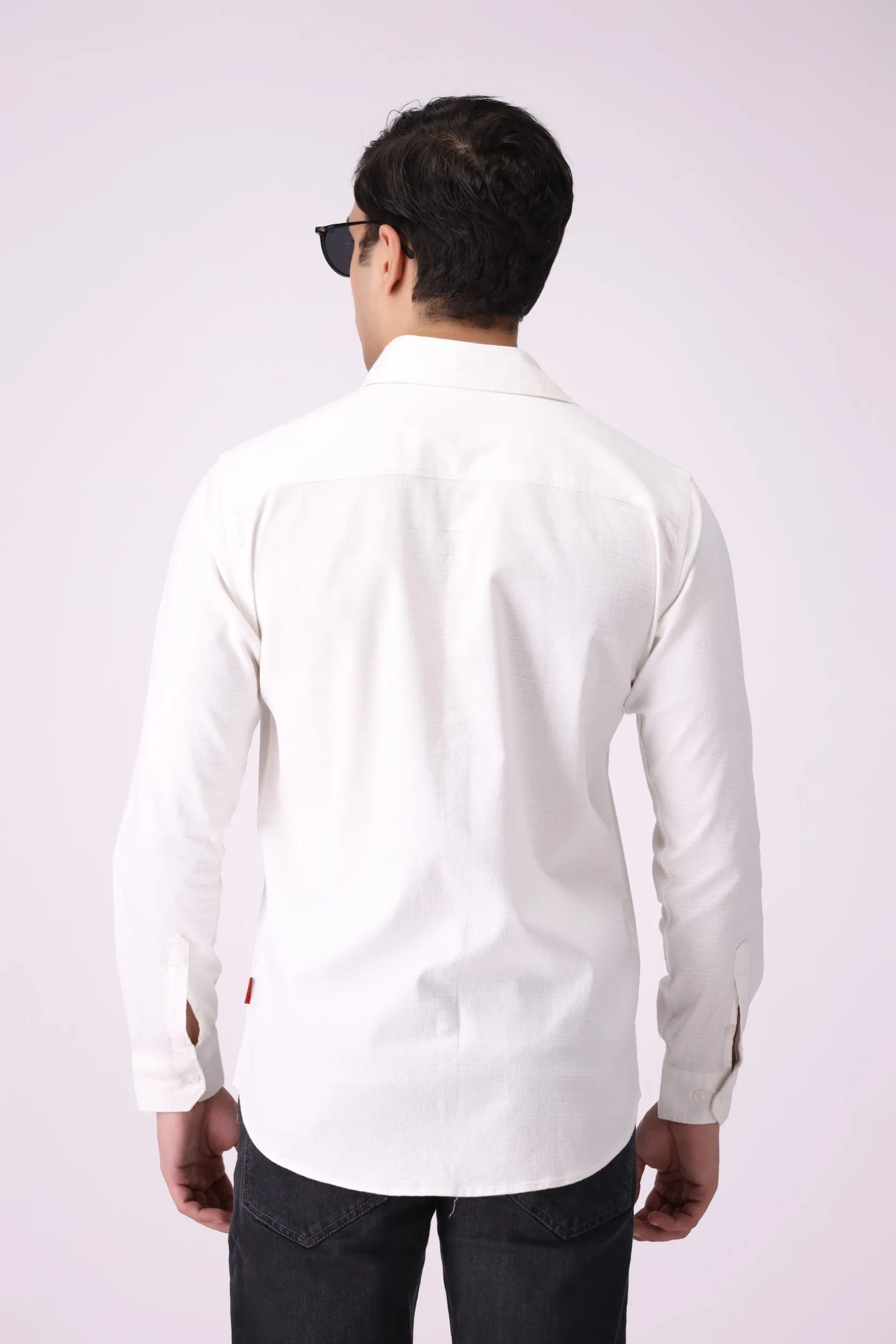 White Button-Down Shirt
