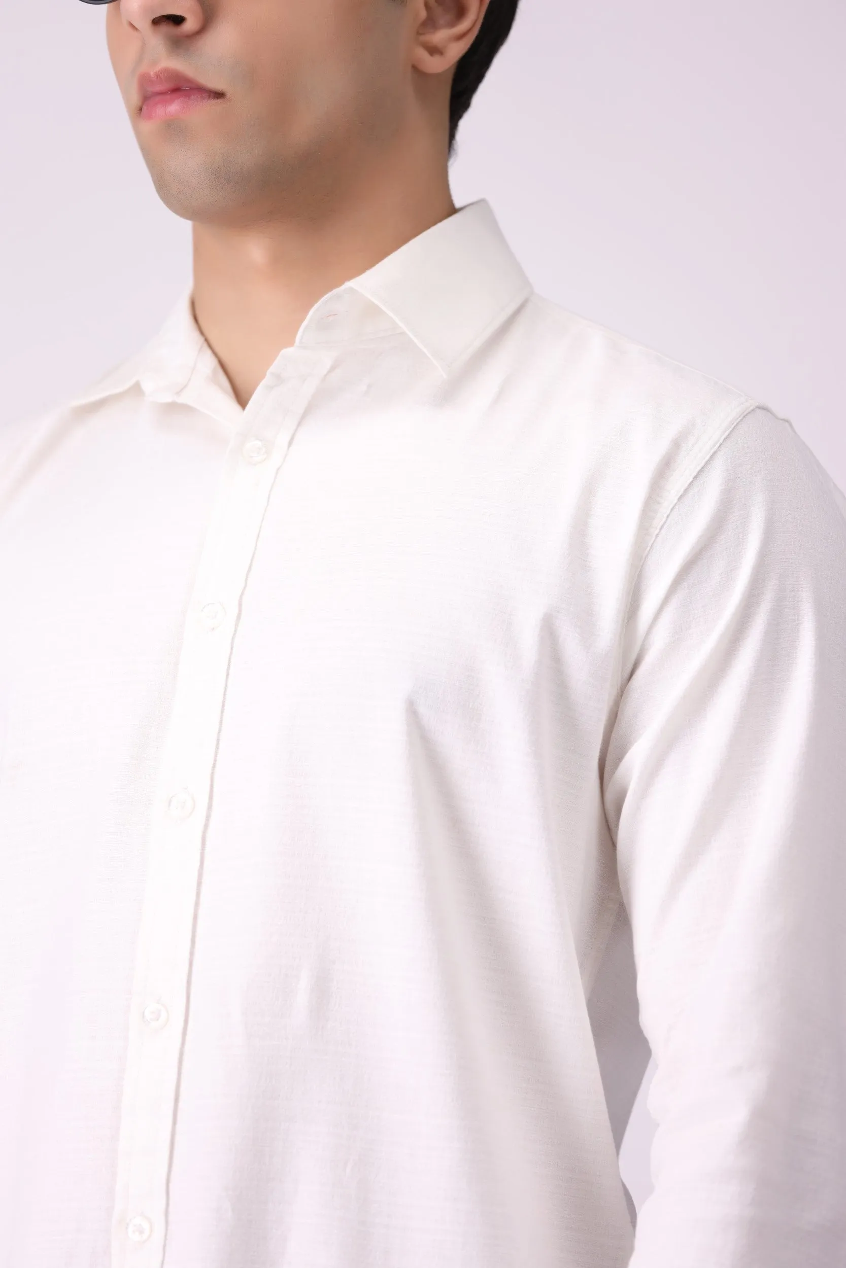 White Button-Down Shirt