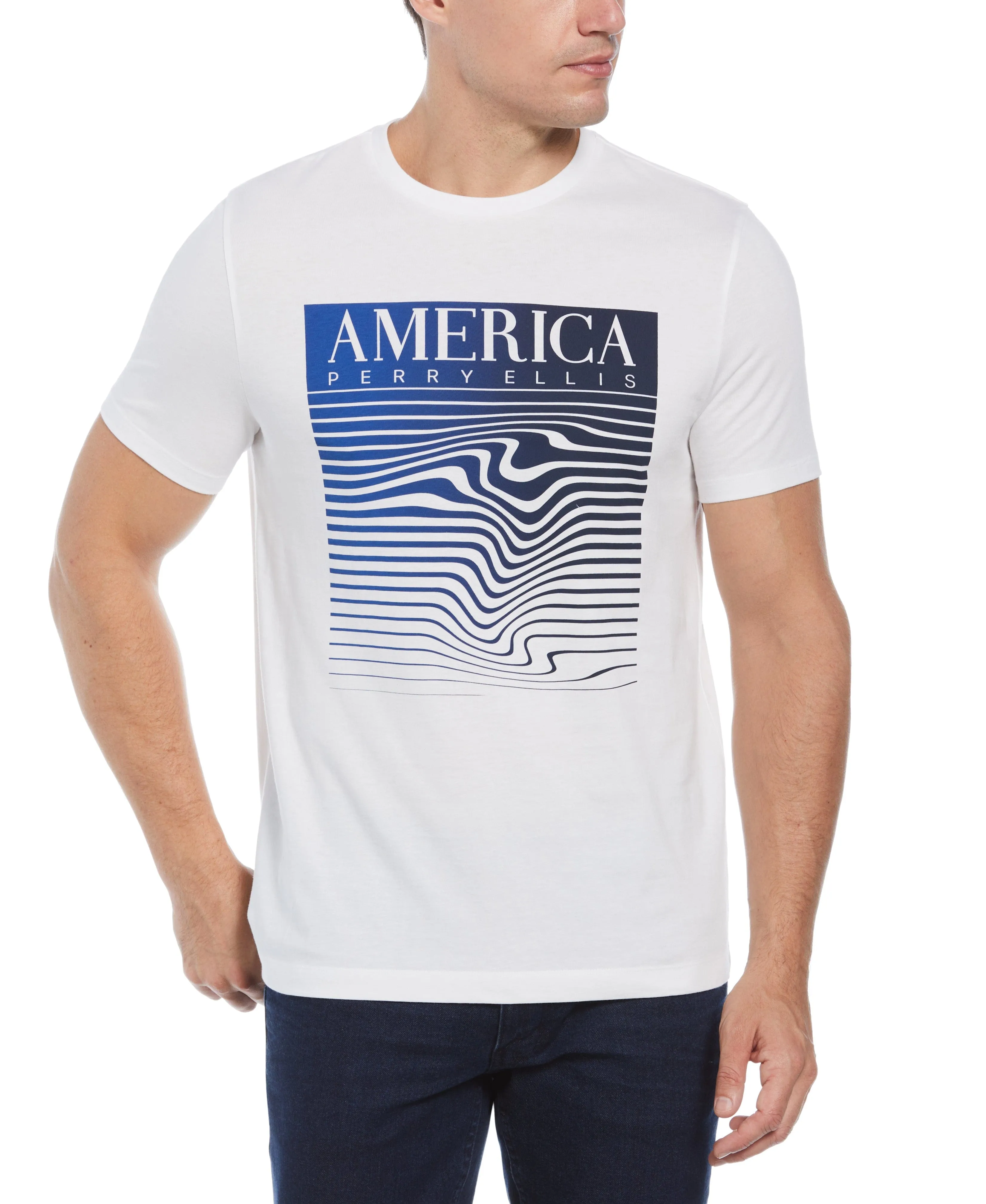 White Cotton Graphic Tee