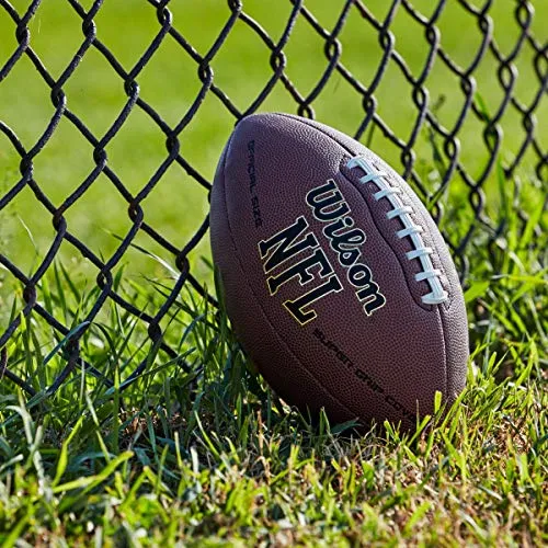 Wilson Sporting Goods NFL Super Grip Official composite Football , Brown
