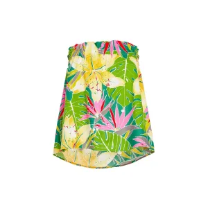 W's Tropical Yellow/Green Tube Top