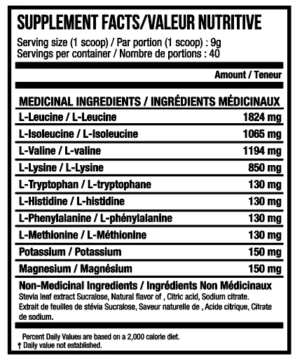 Yummy Sports - EAA With Electrolytes (40 Servings)
