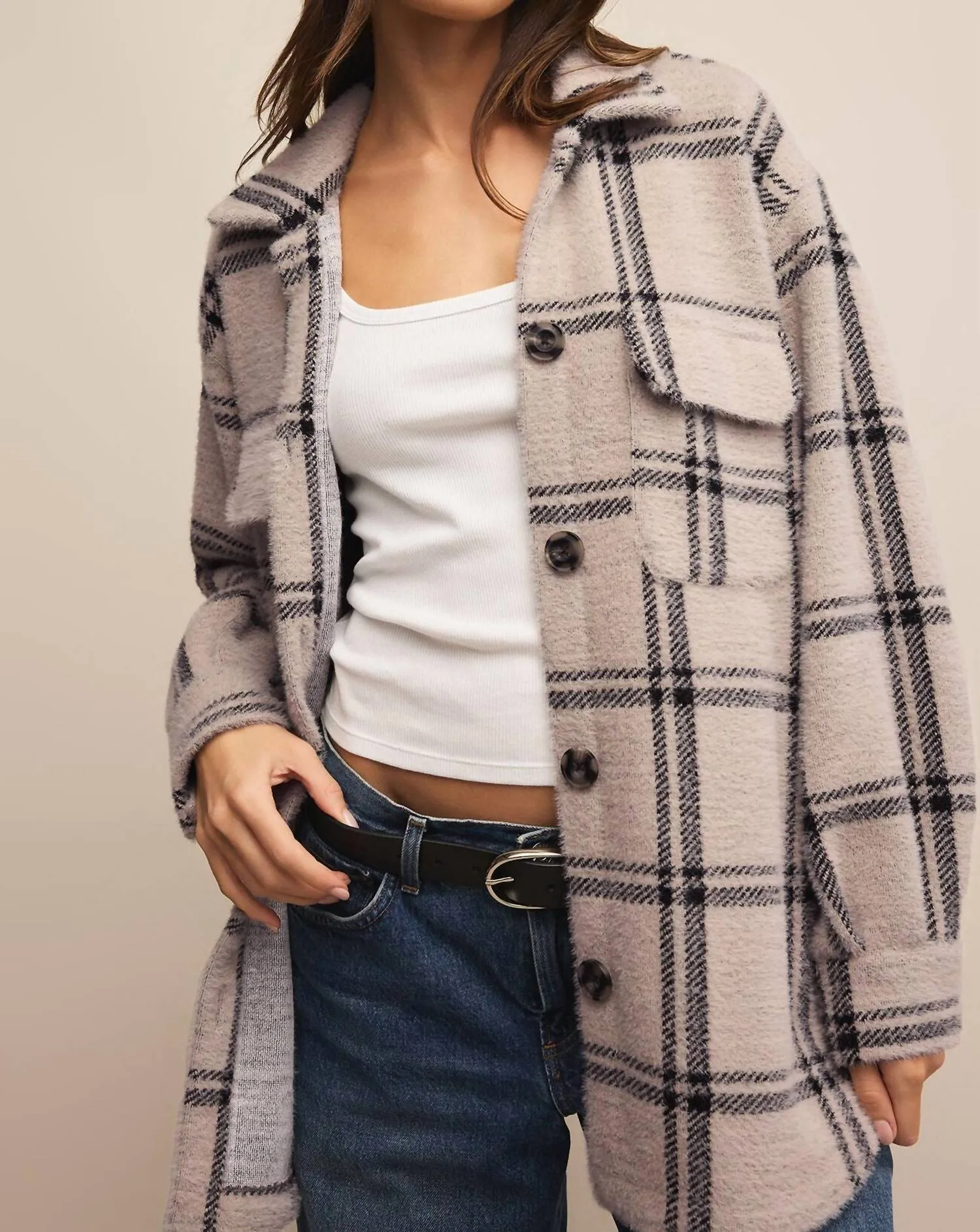 Z Supply - Plaid Trucker Jacket