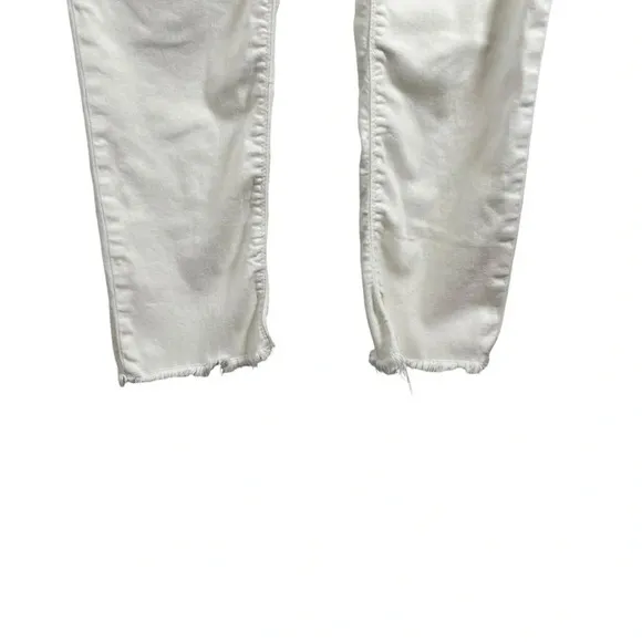 Zadig &amp; Voltaire Ava Slim Straight Ankle Jeans in White Size 27